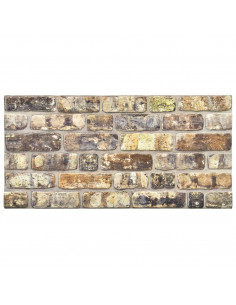Pannelli Murali 3D con Design a Mattoni Multicolore 11 pz EPS 2