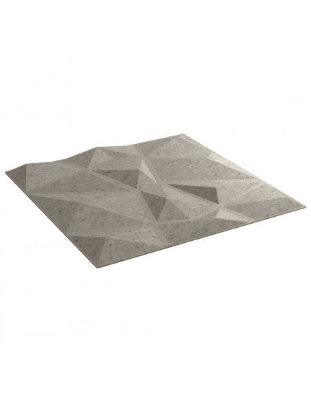 Pannelli Murali 48 pz Grigio Cemento 50x50cm XPS 12 m² Diamante
