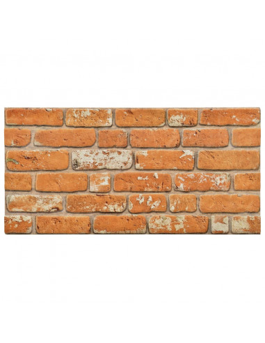 Pannelli Murali 3D con Design Mattoni Marrone Chiaro 11 pz EPS