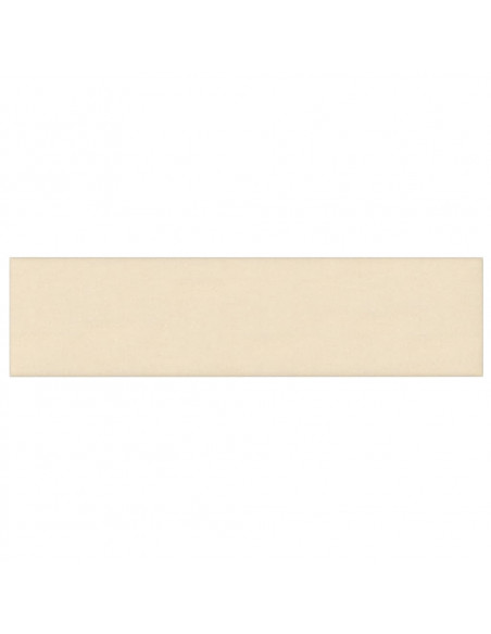 Pannelli Murali 12 pz Crema 60x15 cm Tessuto 1,08 m²