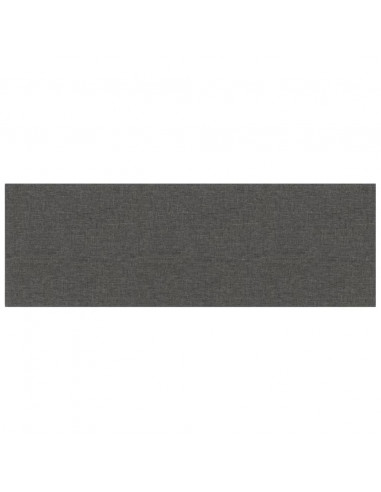 Pannelli Murali 12 pz Grigio Scuro 90x30 cm Tessuto 3,24 m²