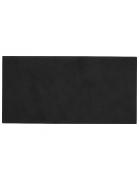 Pannelli Murali 12 pz Neri 60x30 cm in Velluto 2,16 m²
