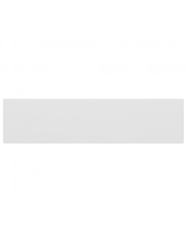 Lavandino con Troppopieno in Ceramica Bianco Opaco