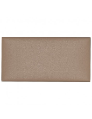 Pannelli Murali 12 pz Cappuccino 30x15 cm in Similpelle 0,54 m²