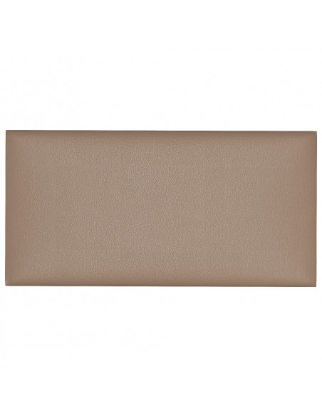 Pannelli Murali 12 pz Cappuccino 30x15 cm in Similpelle 0,54 m²