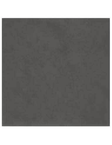 Pannelli Murali 12 pz Grigio Scuro 30x30 cm in Velluto 1,08 m²
