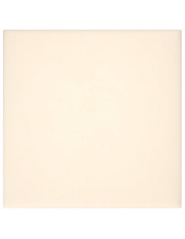 Pannelli Murali 12 pz Crema 30x30 cm Velluto 1,08 m²