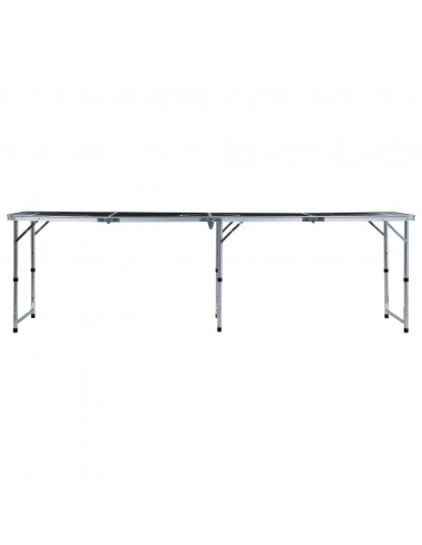 Tavolo da Beer Pong Pieghevole con Tazze e Palline 240 cm