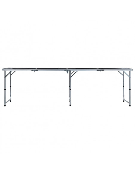 Tavolo da Beer Pong Pieghevole con Tazze e Palline 240 cm
