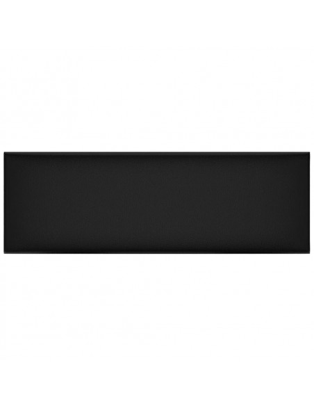 Pannelli Murali 12 pz Neri 90x30 cm in Similpelle 3,24 m²