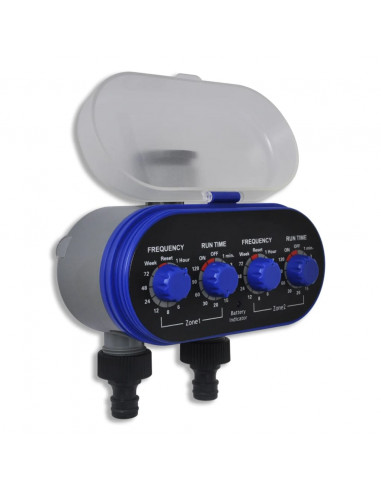 Timer Irrigazione Elettronico Automatico da Giardino 2 Prese