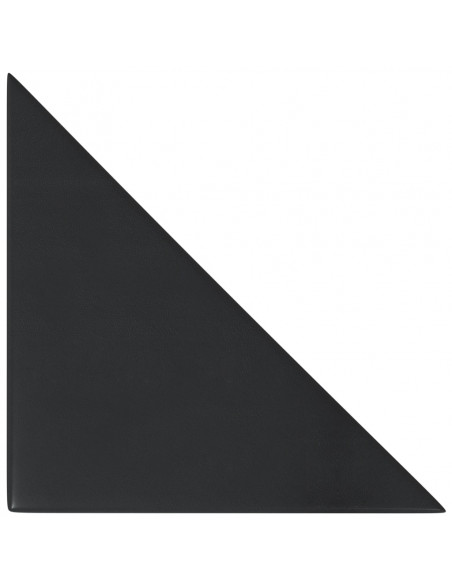 Pannelli Murali 12 pz Neri 30x30 cm in Similpelle 0,54 m²