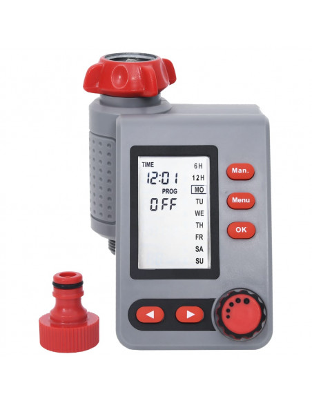 Timer Digitale per Irrigazione da Giardino con Uscita Singola