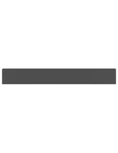 Lavabo con Foro Rubinetto Grigio Scuro Opaco 60x46 cm Ceramica