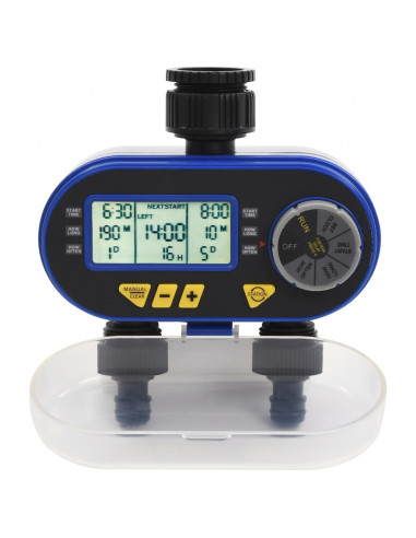 Timer per Irrigazione Automatico Digitale a Doppia Uscita