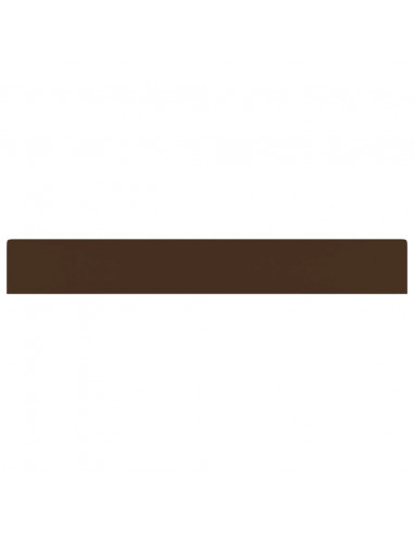 Lavabo con Foro Rubinetto Marrone Scuro Opaco 60x46cm Ceramica