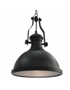 Lampada da Soffitto Nera Rotonda E27 2