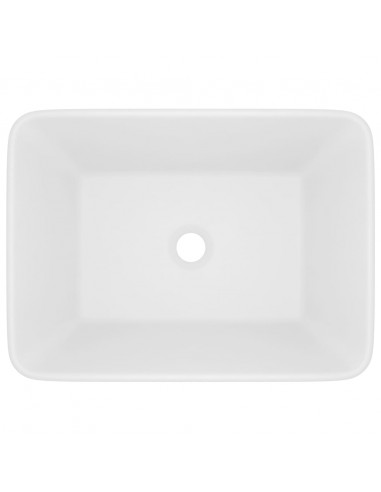 Lavandino Luxury Bianco Opaco 41x30x12 cm in Ceramica