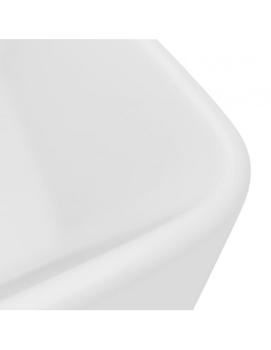 Lavandino Luxury Bianco Opaco 41x30x12 cm in Ceramica