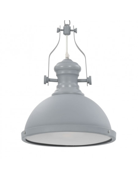 Lampadario Grigio Rotondo E27