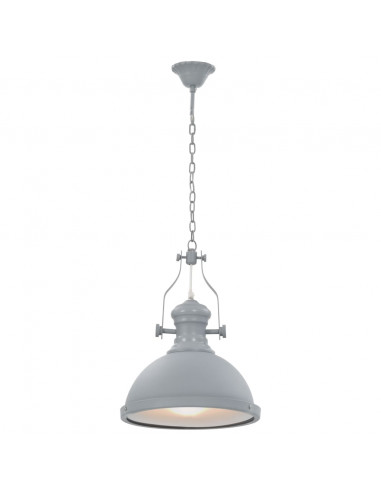 Lampadario Grigio Rotondo E27