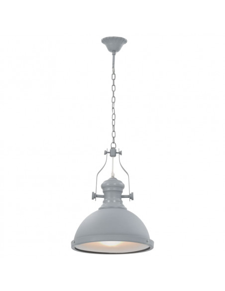 Lampadario Grigio Rotondo E27