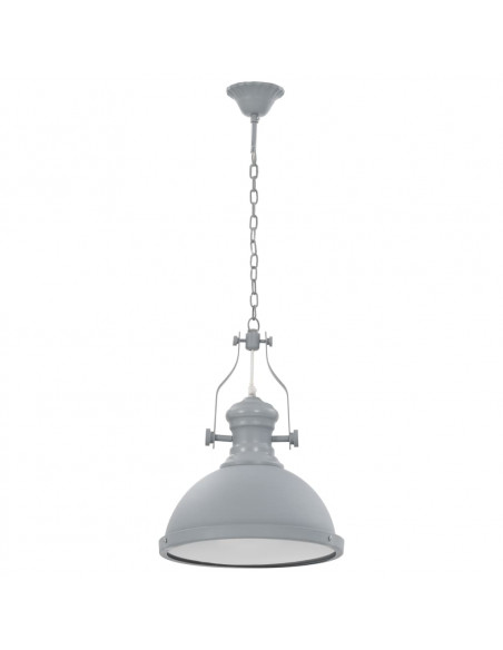 Lampadario Grigio Rotondo E27