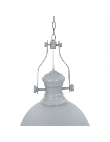 Lampadario Grigio Rotondo E27