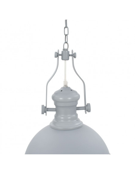 Lampadario Grigio Rotondo E27