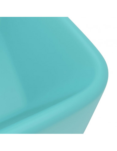 Lavandino Luxury Turchese Opaco 41x30x12 cm in Ceramica