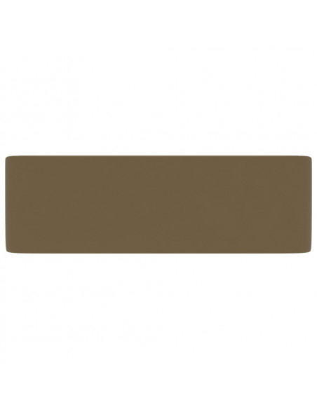 Lavandino Luxury Crema Opaco 41x30x12 cm in Ceramica