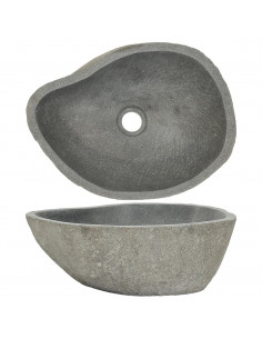 Lavandino in Pietra di Fiume Ovale 37-46 cm 2