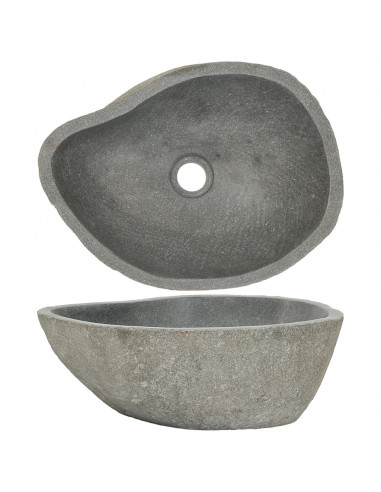 Lavandino in Pietra di Fiume Ovale 37-46 cm