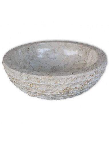 Lavandino in Marmo 40 cm Crema