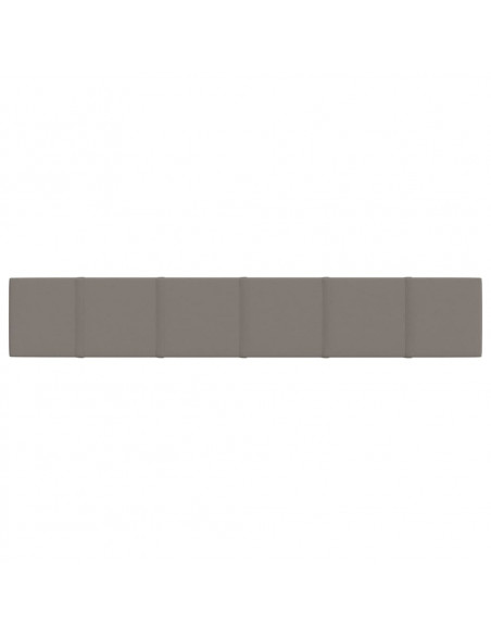 Pannelli Murali 12 pz Grigio Chiaro 90x15 cm Velluto 1,62 m²