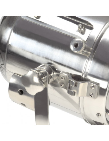 Lampada a Treppiede a Pavimento Nera in Legno di Mango 97 cm