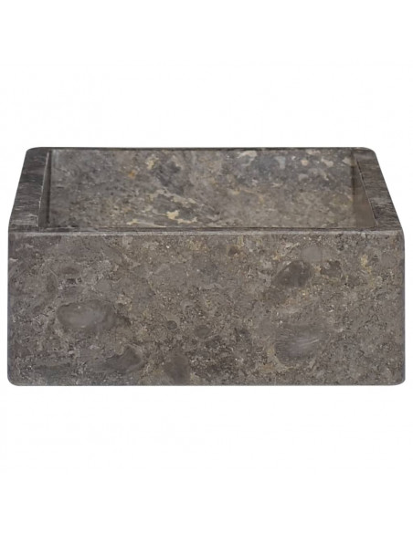 Lavello 45x30x12 cm Marmo Lucido Grigio