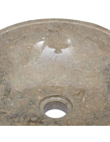 Lavandino Grigio Ø40x12 cm in Marmo