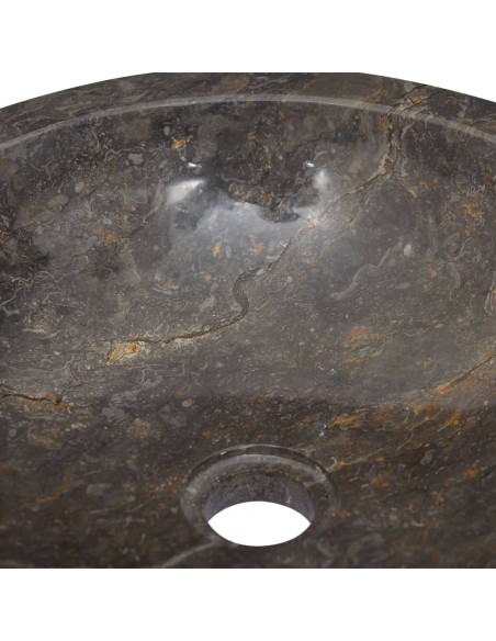 Lavandino Grigio Ø40x12 cm in Marmo