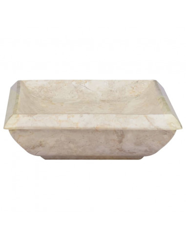 Lavandino Crema 50x35x10 cm in Marmo
