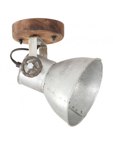 Lampade da Parete/Soffitto 2 pz Industriale Argento 20x25cm E27