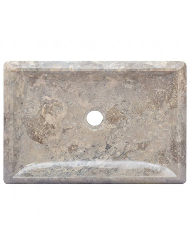 Lavandino Grigio 50x35x10 cm in Marmo