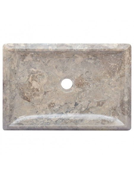 Lavandino Grigio 50x35x10 cm in Marmo