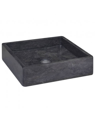 Lavandino Nero 40x40x10 cm in Marmo