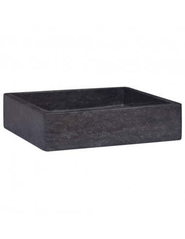 Lavandino Nero 40x40x10 cm in Marmo