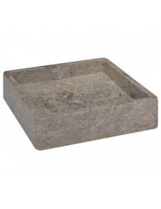 Lavandino Grigio 40x40x10 cm in Marmo 2
