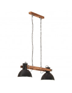 Lampada a Sospensione Industriale 25 W Nera 109 cm E27 2