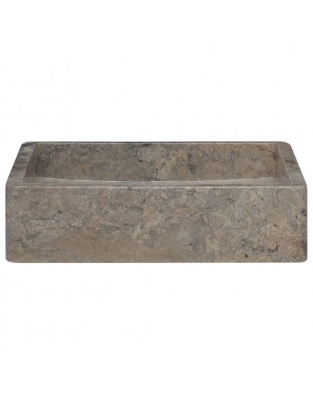 Lavandino Grigio 40x40x10 cm in Marmo