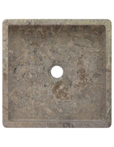 Lavandino Grigio 40x40x10 cm in Marmo