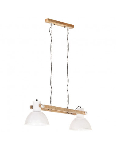 Lampada a Sospensione Industriale 25 W Bianca 109 cm E27